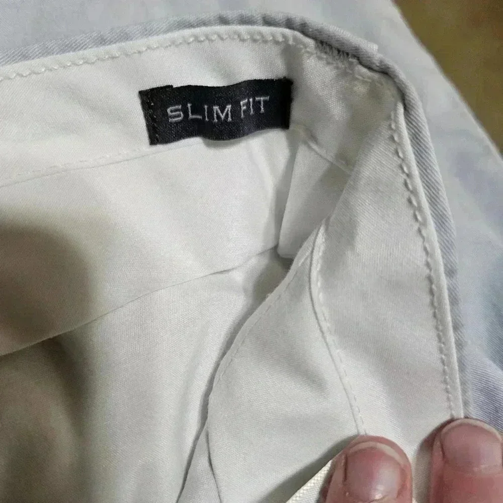 Mens light blue madison slim fit dress pants!